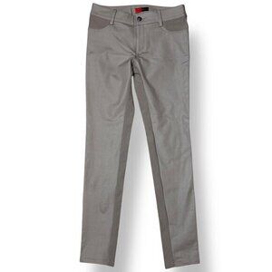 Filomena Fernandez Mixed Media Taupe Womens Pants Jeans Sz 38/XS 2-Tone Skinny